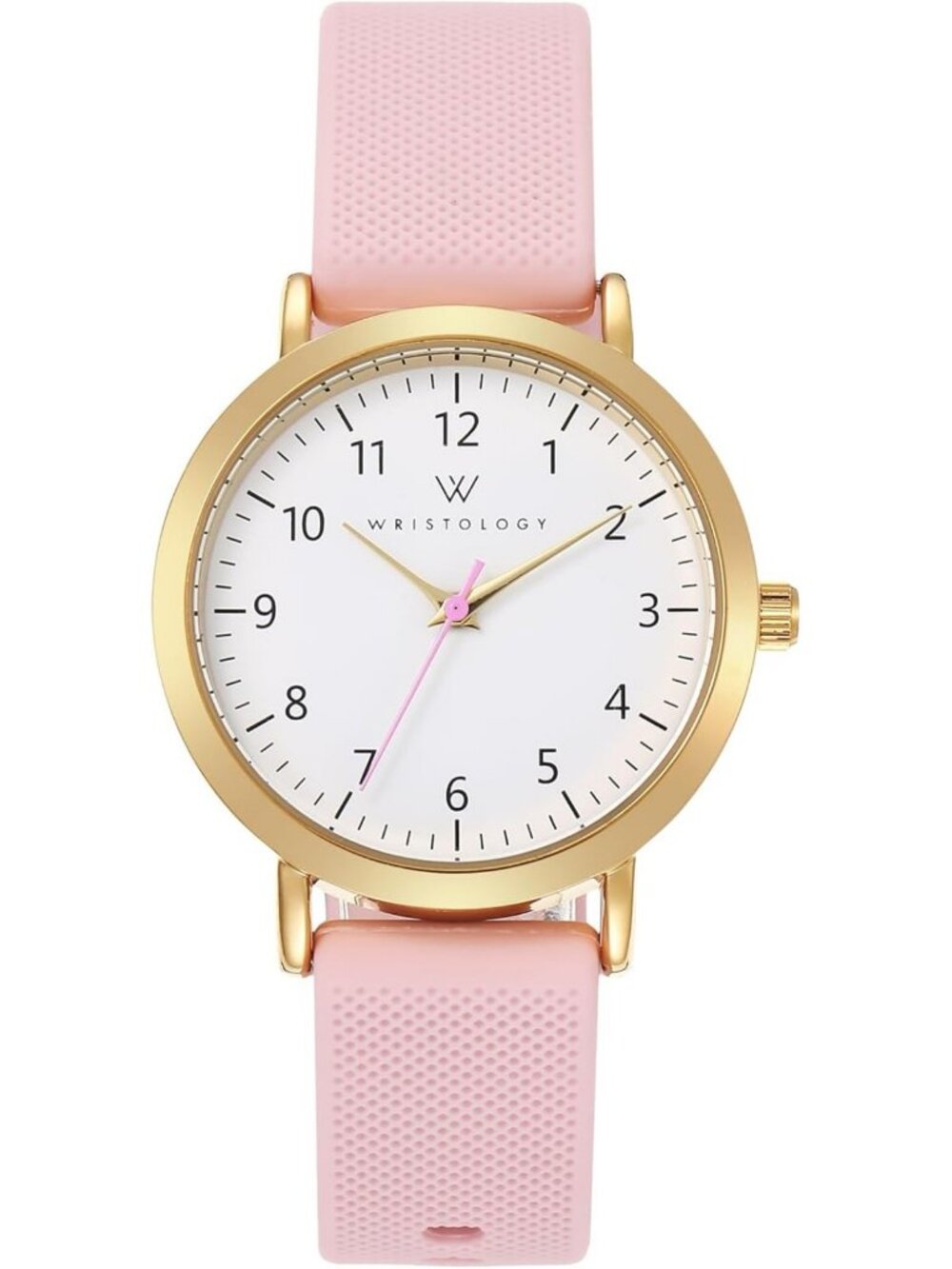 Large Face Women's Watch with Interchangeable Silicone Strap - Easy Read Analog
